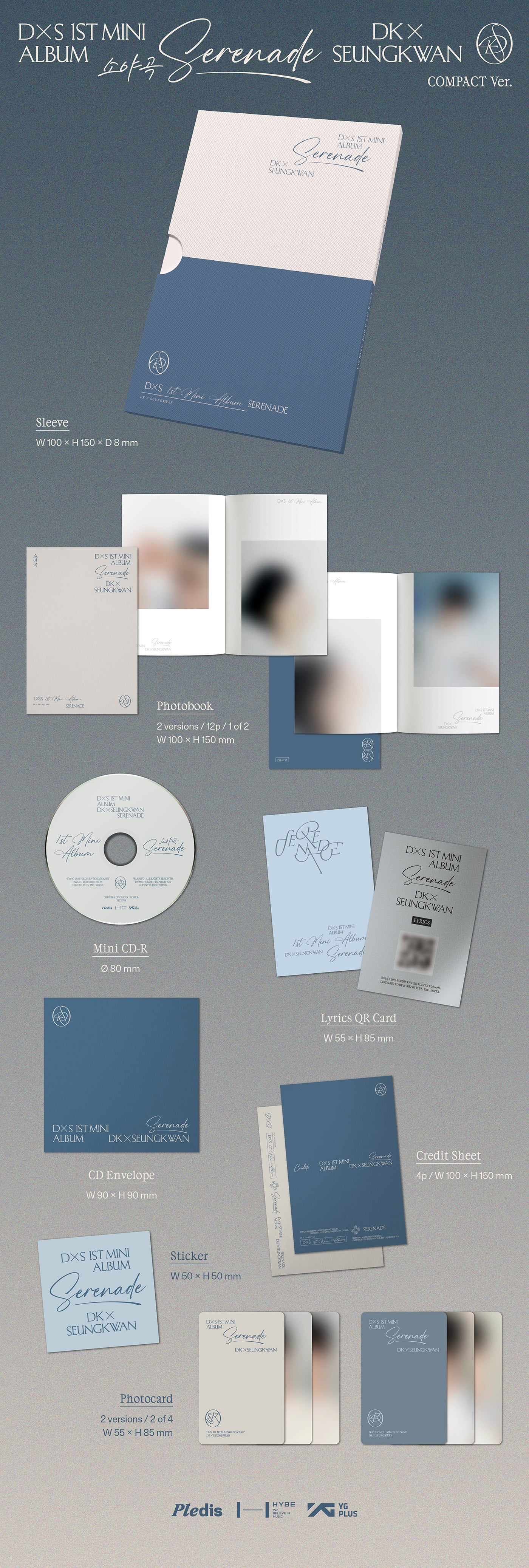 DKxSEUNGKWAN - 1st Mini Album [Serenade](COMPACT Ver.)random