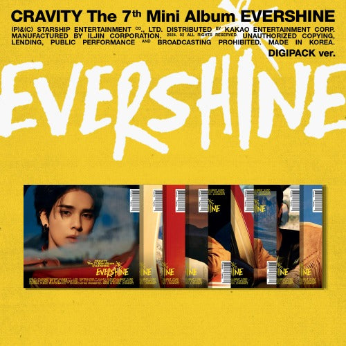 CRAVITY - 7TH MINI ALBUM [EVERSHINE](DIGIPACK ver.)random