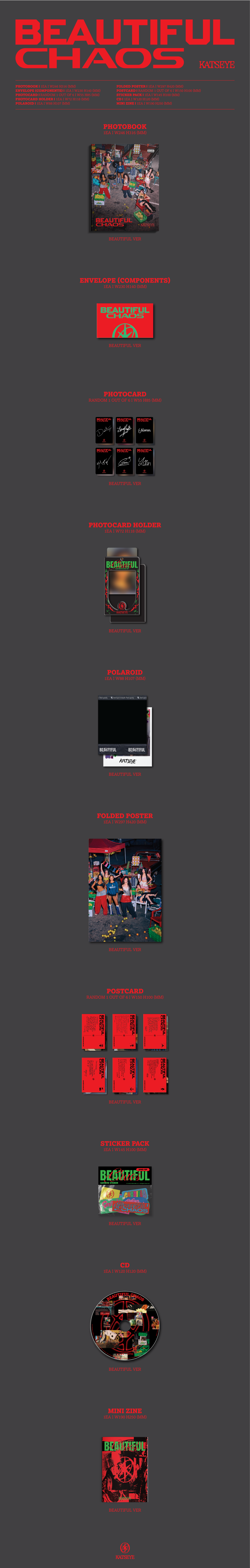 KATSEYE - [BEAUTIFUL CHAOS]random