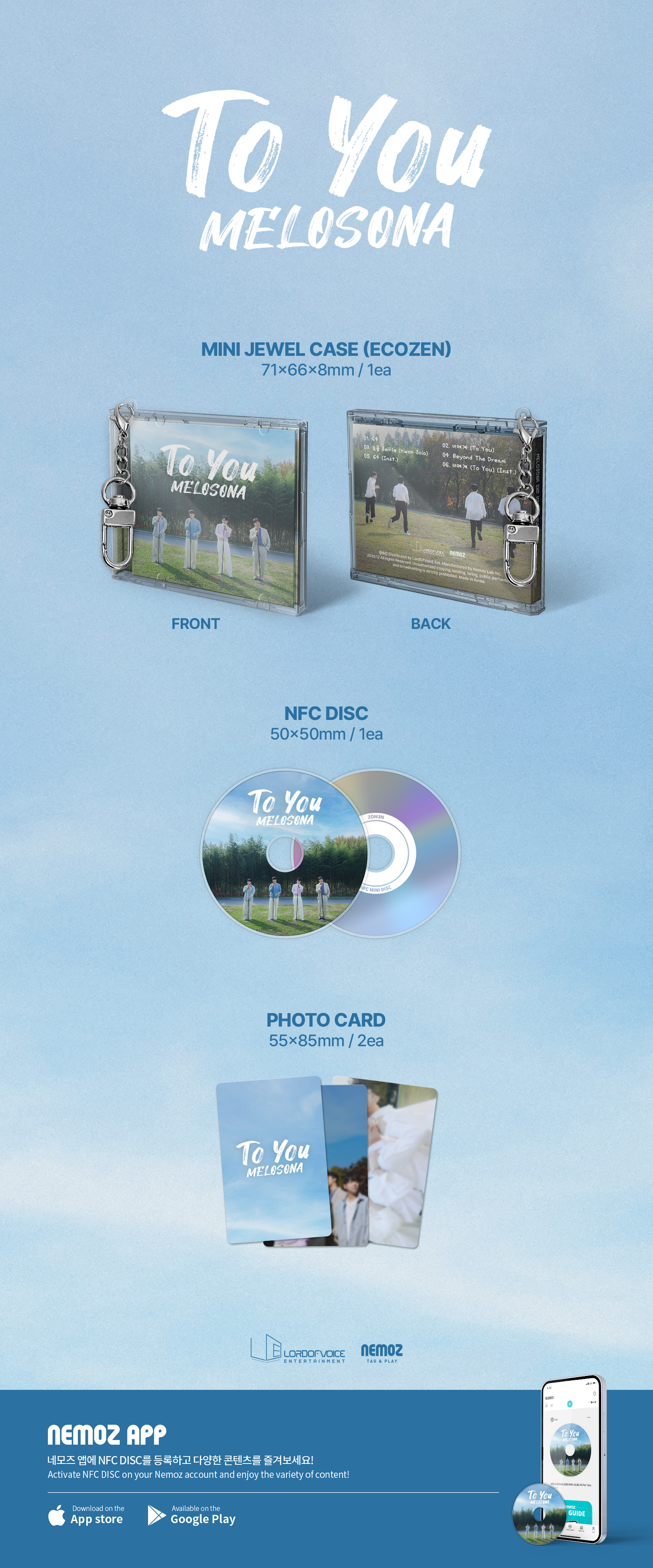 MELOSONA - 2ND MINI ALBUM [To You]