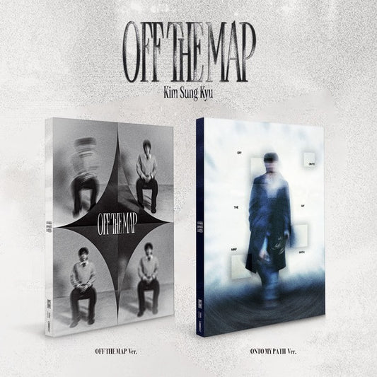 KIM SUNG KYU - 6TH MINI ALBUM [OFF THE MAP] (OFF THE MAP Ver. / ONTO MY PATH Ver.)random
