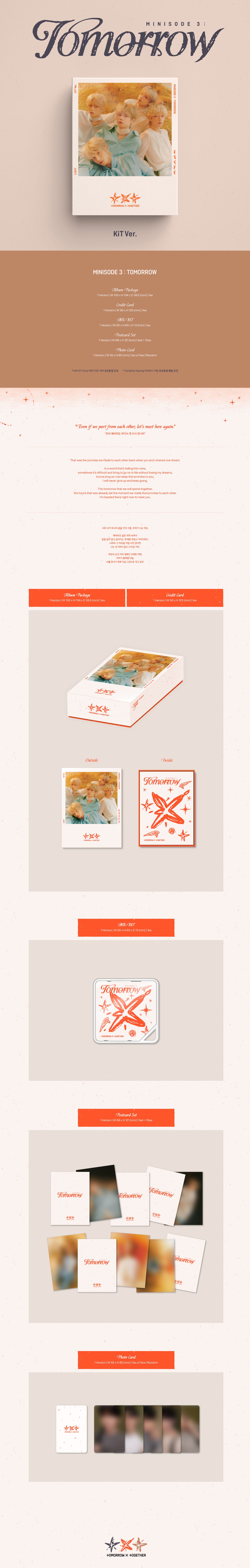 TXT - [minisode 3: TOMORROW] (KiT Ver.)