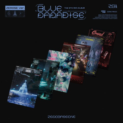 🚗ZEROBASEONE - 5TH MINI ALBUM[BLUE PARADISE](ZEROSE Ver.)random
