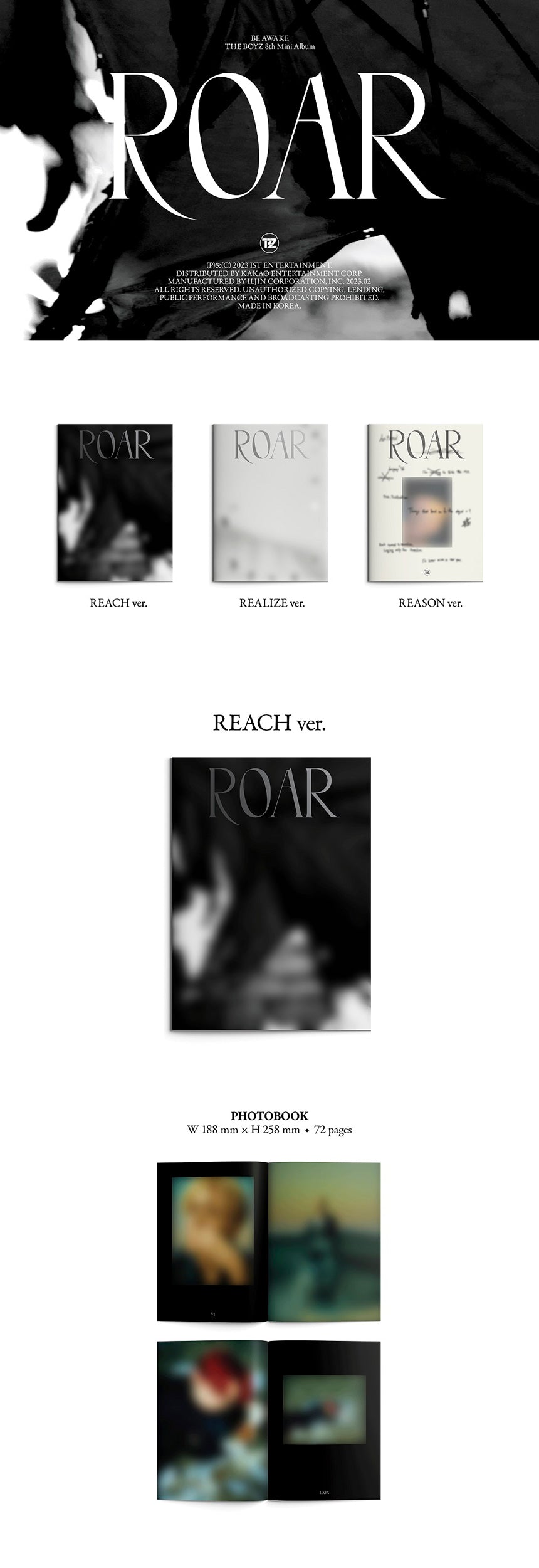 THE BOYZ - 8TH MINI ALBUM [BE AWAKE]random