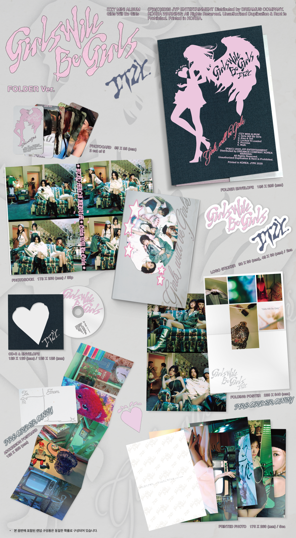 ITZY - [Girls Will Be Girls] (Folder Ver.)