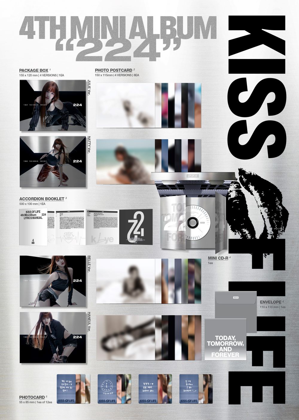 KISS OF LIFE - 4TH MINI ALBUM [224] (Digipack Ver.) random