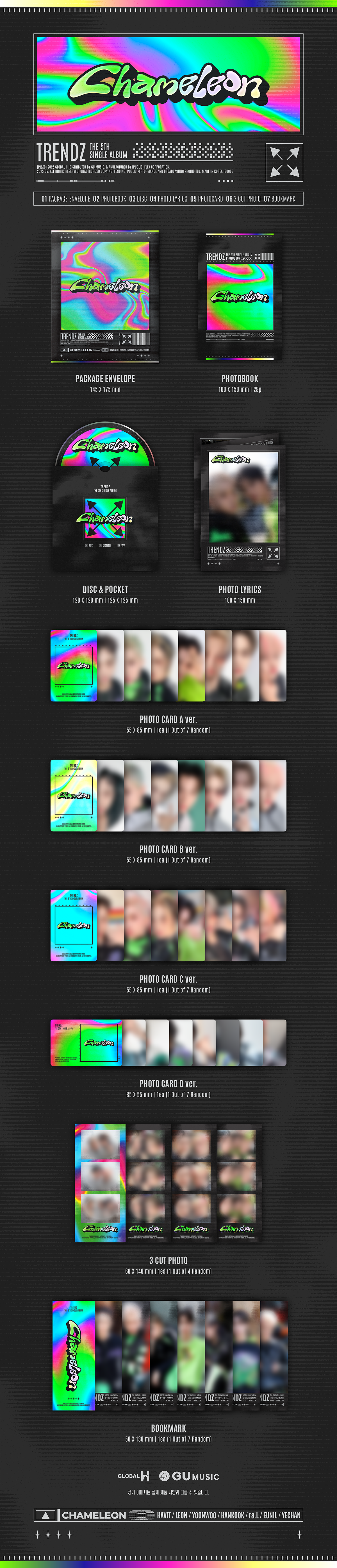 🚗TRENDZ  - 5TH SINGLE ALBUM [Chameleon]