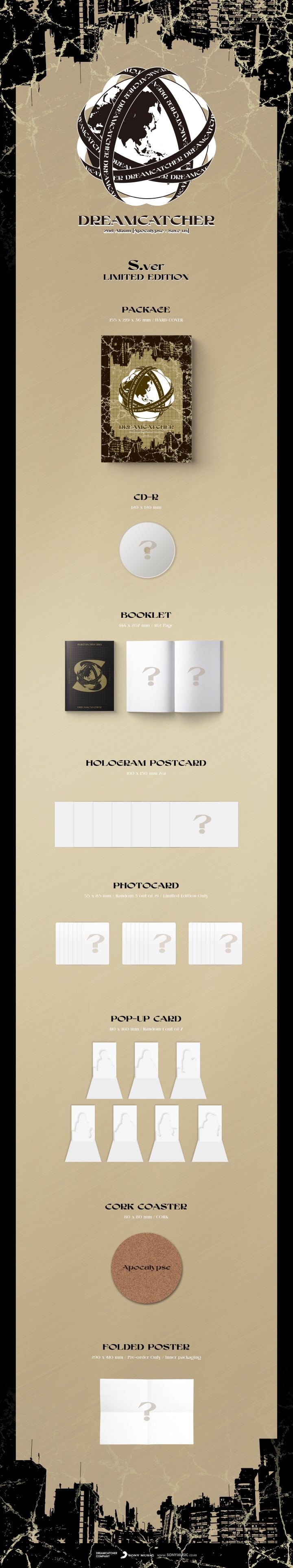 Dreamcatcher - 2ND ALBUM[Apocalypse : Save us] (S VER.)