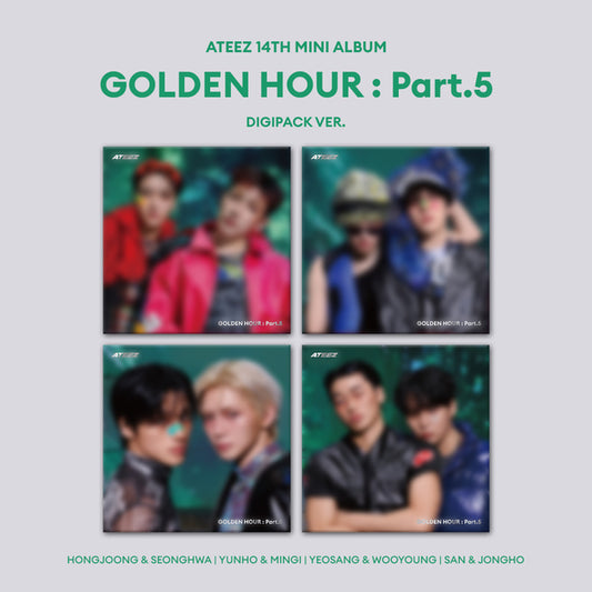 ⏰ATEEZ - [GOLDEN HOUR : Part.5] (DIGIPACK  UNIT VER.)random