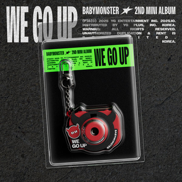 BABYMONSTER -2nd MINI ALBUM [WE GO UP] (MINI BEAM KEYRING Ver.)
