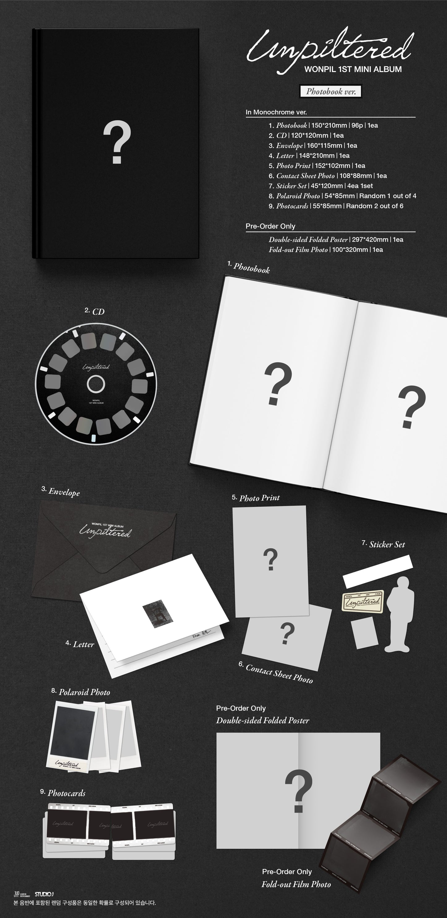DAY6 - [Unpiltered](Photobook ver.)random