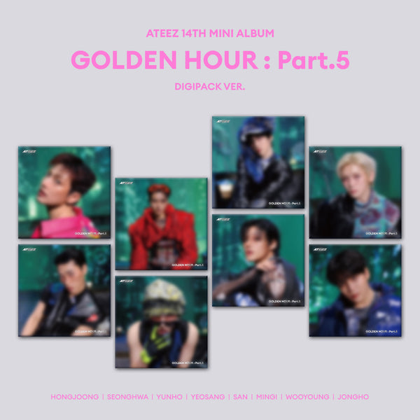 ⏰ATEEZ - [GOLDEN HOUR : Part.5] (DIGIPACK VER.)random