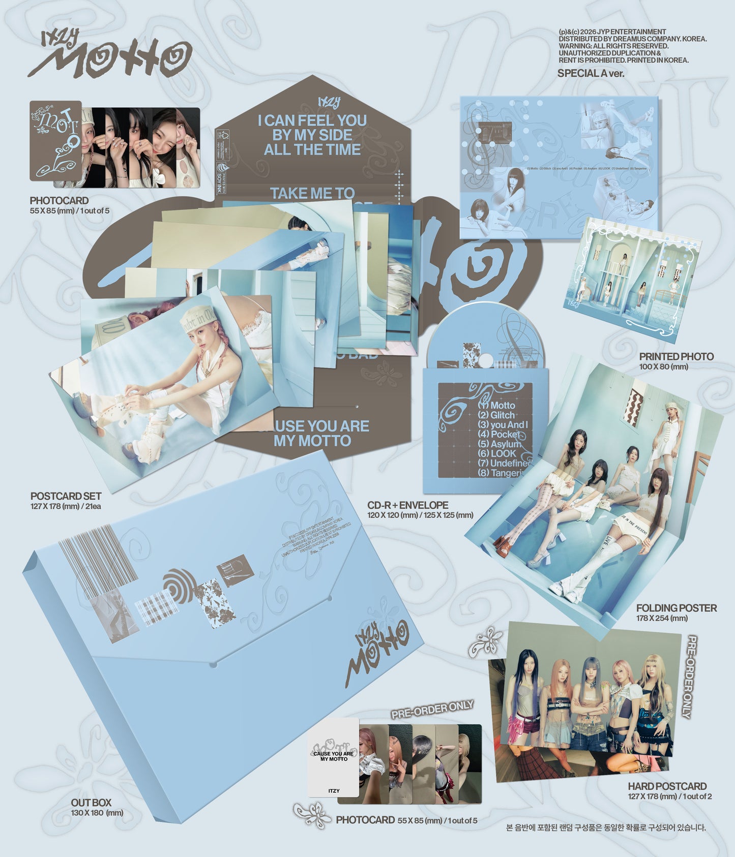 ITZY - [Motto] (CASSETTE TAPE Ver.)(SPECIAL Ver.)random