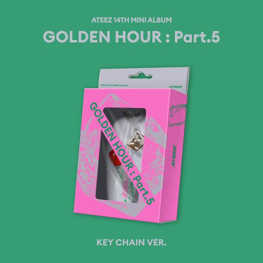 ATEEZ - 14TH MINI ALBUM [GOLDEN HOUR : Part.5](KEY CHAIN VER.)