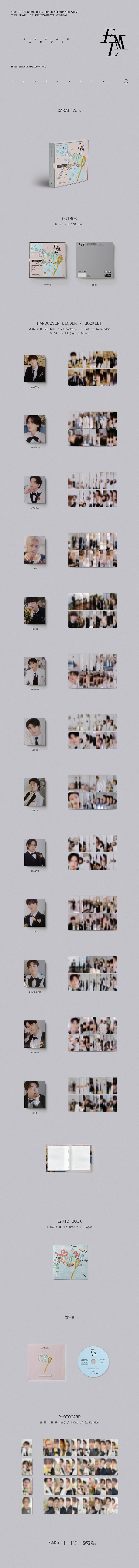 SEVENTEEN - 10th Mini Album [FML] (CARAT Ver.)random