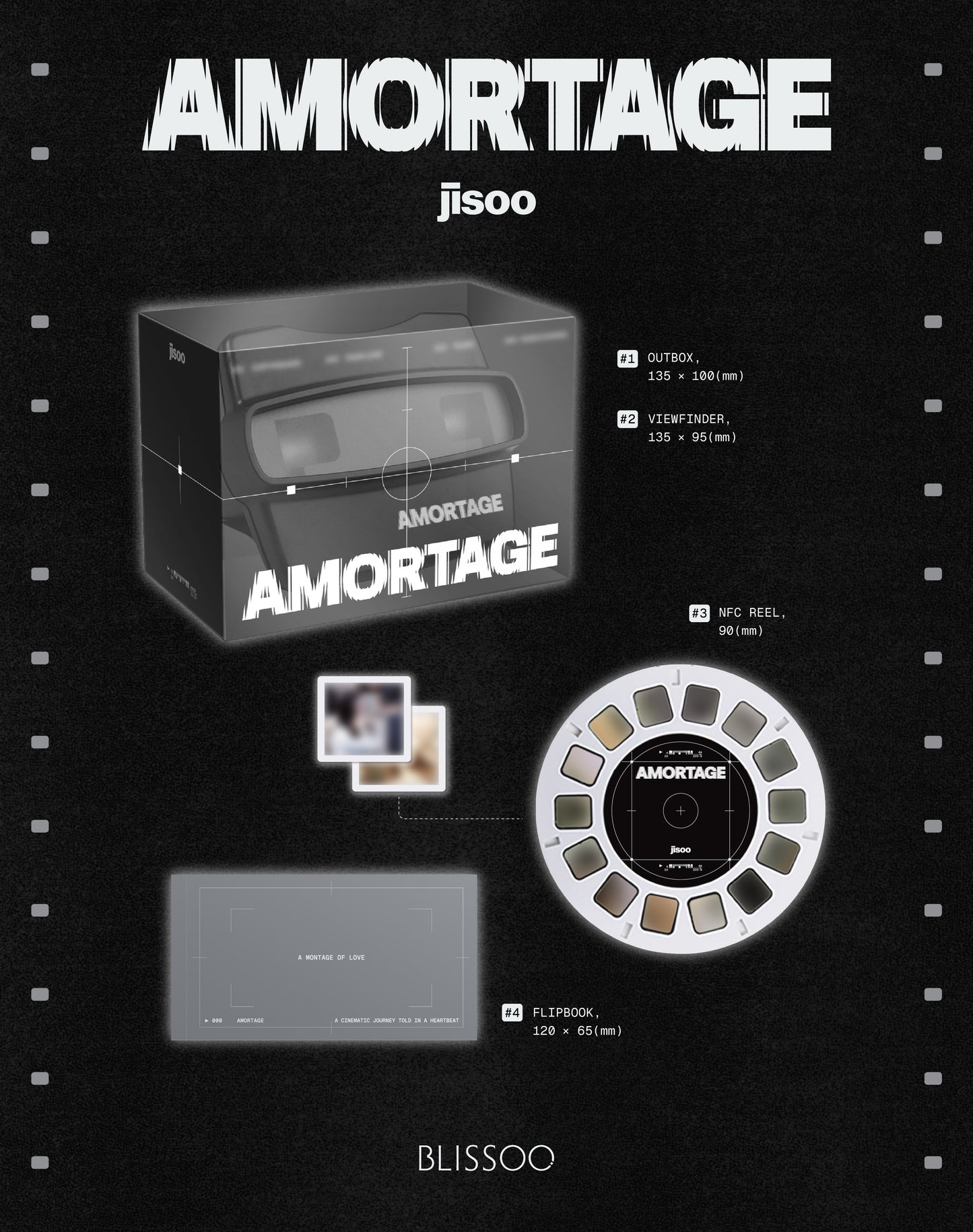 JISOO - Mini Album [AMORTAGE] (REELS Ver.)