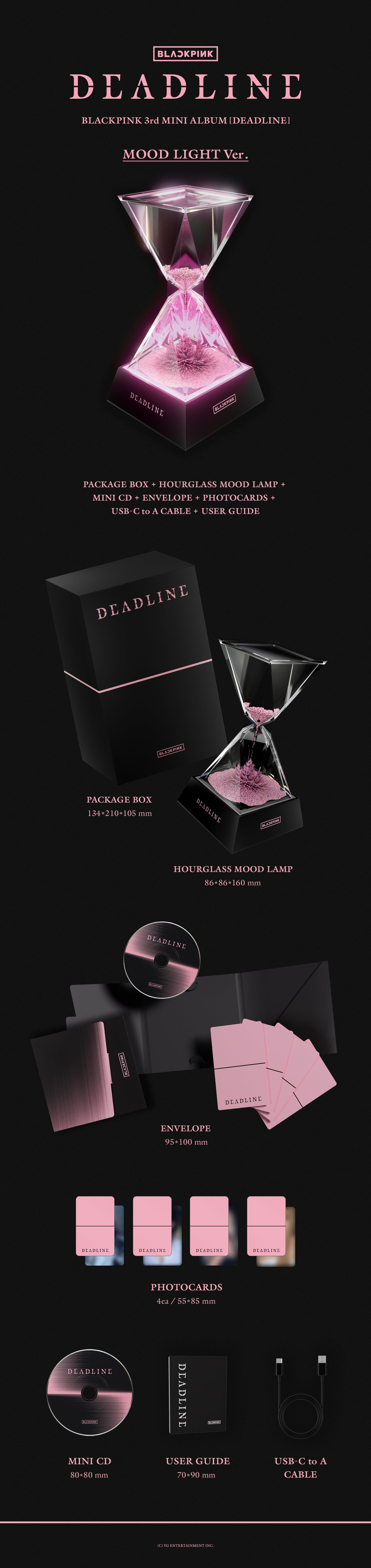 BLACKPINK - 3rd MINI ALBUM [DEADLINE](MOOD LIGHT Ver.)