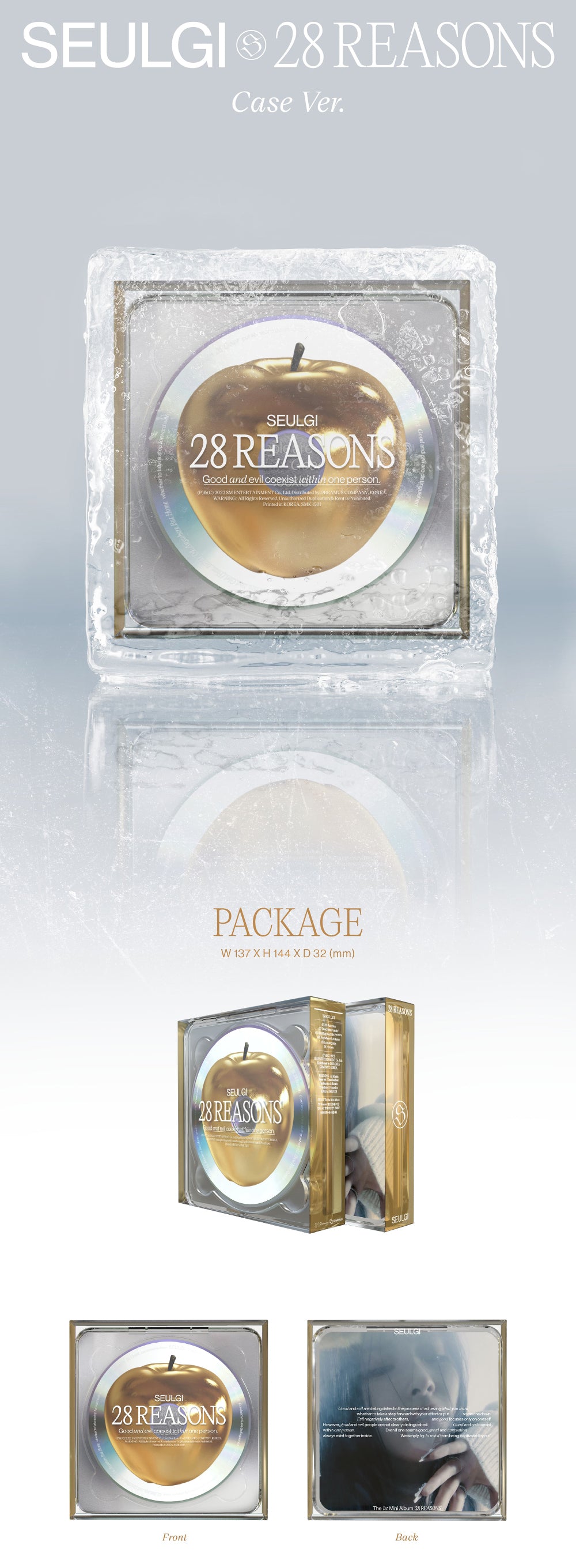 SEULGI - 1ST MINI ALBUM [28 Reasons] (Case Ver.)