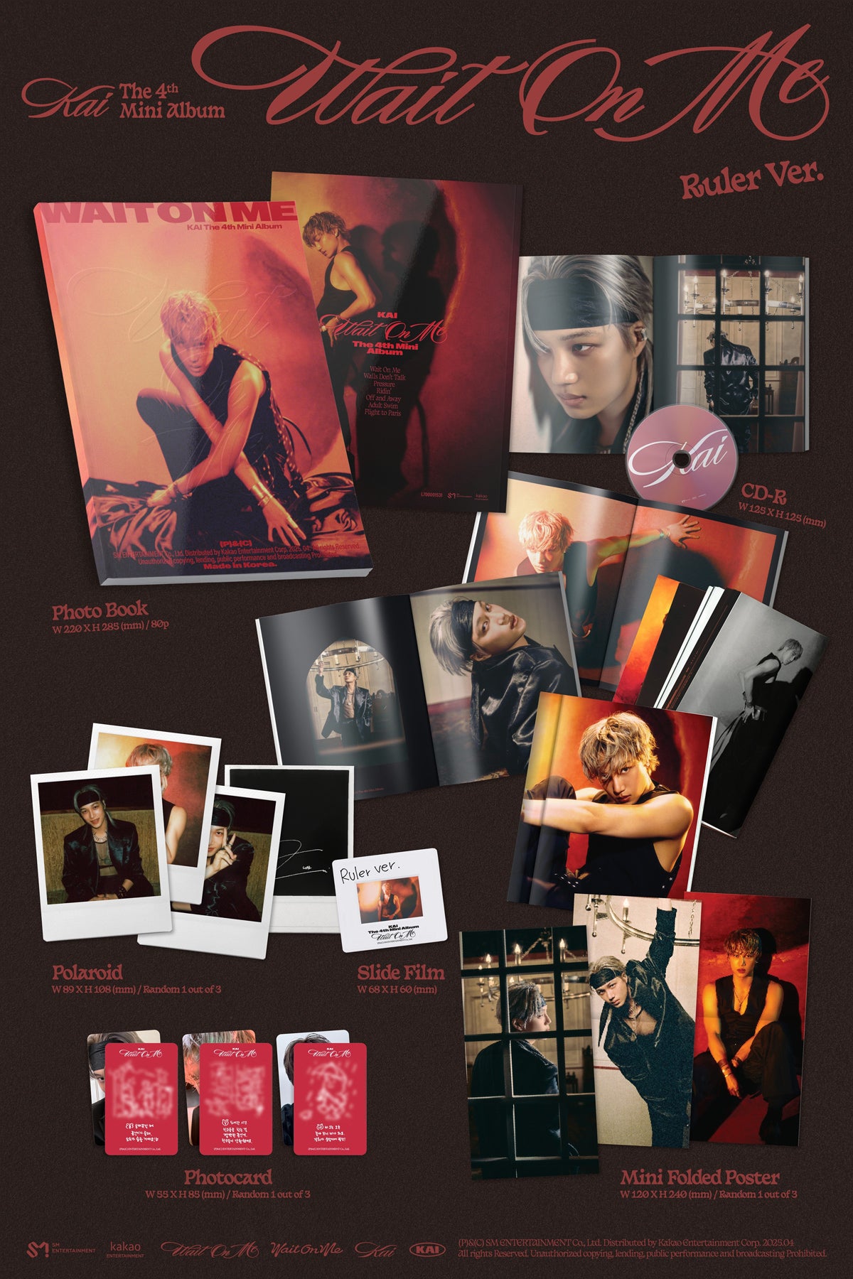 KAI - 4TH MINI ALBUM [Wait On Me] (Photo Book Ver.)random