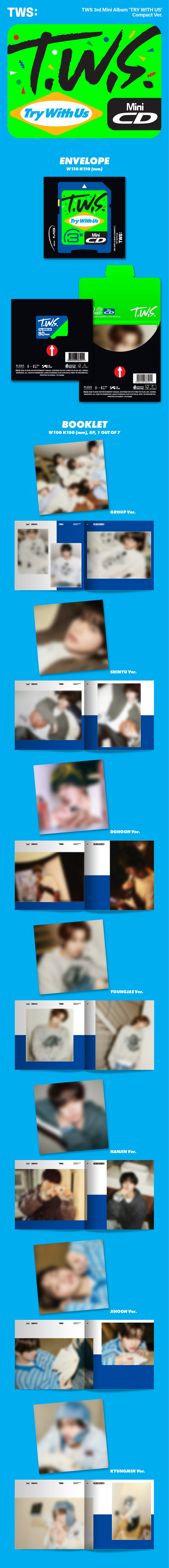 TWS - 3RD MINI ALBUM [TRY WITH US] (Compact Ver.)random