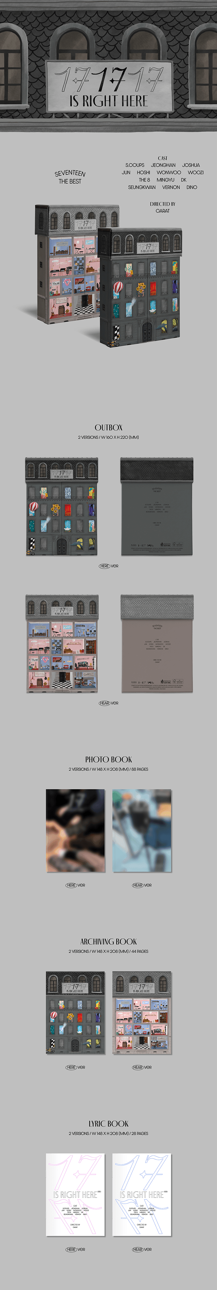 SEVENTEEN - BEST ALBUM [17 IS RIGHT HERE]random