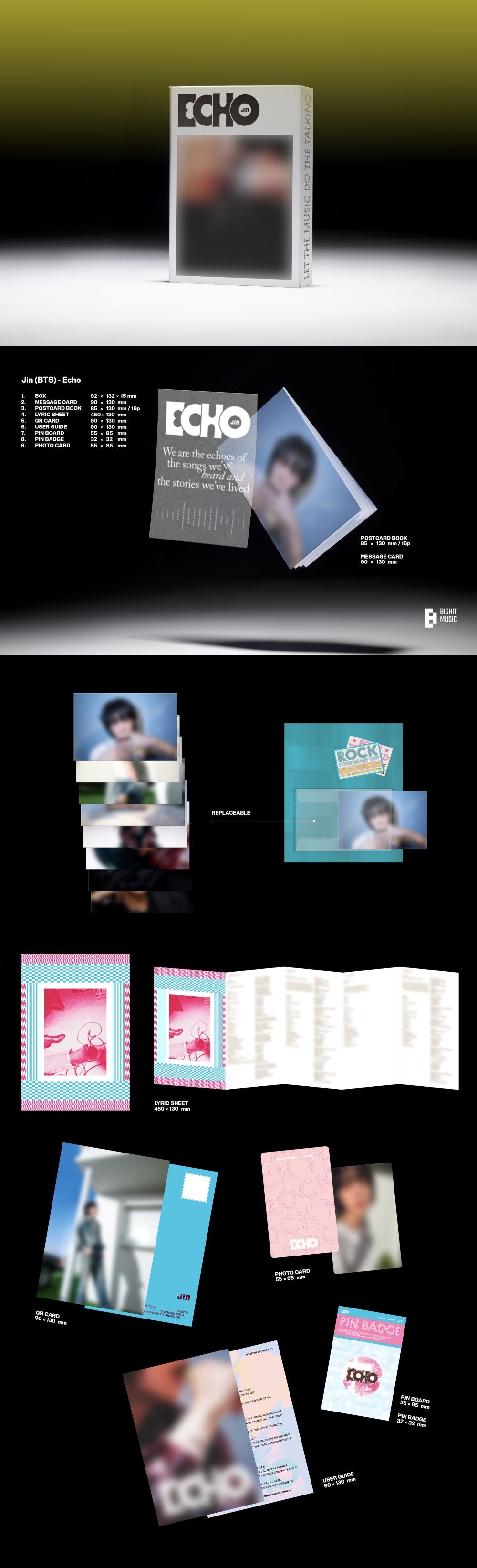 JIN -  2ND MINI ALBUM [Echo] (Weverse Albums ver.)