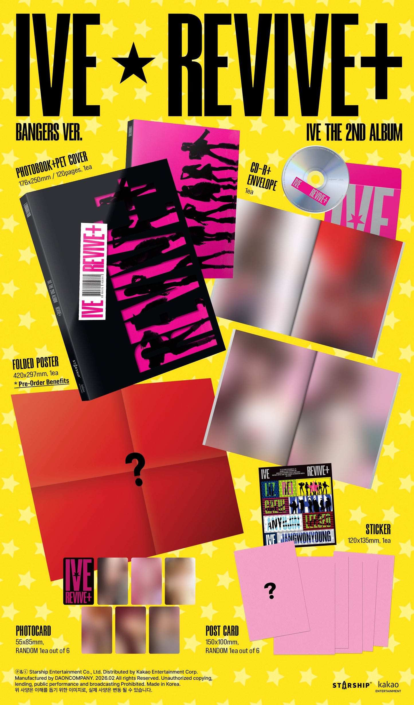 ⚠️IVE - THE 2ND ALBUM [REVIVE+] (BANGERS ver./ CHALLENGERS ver.)