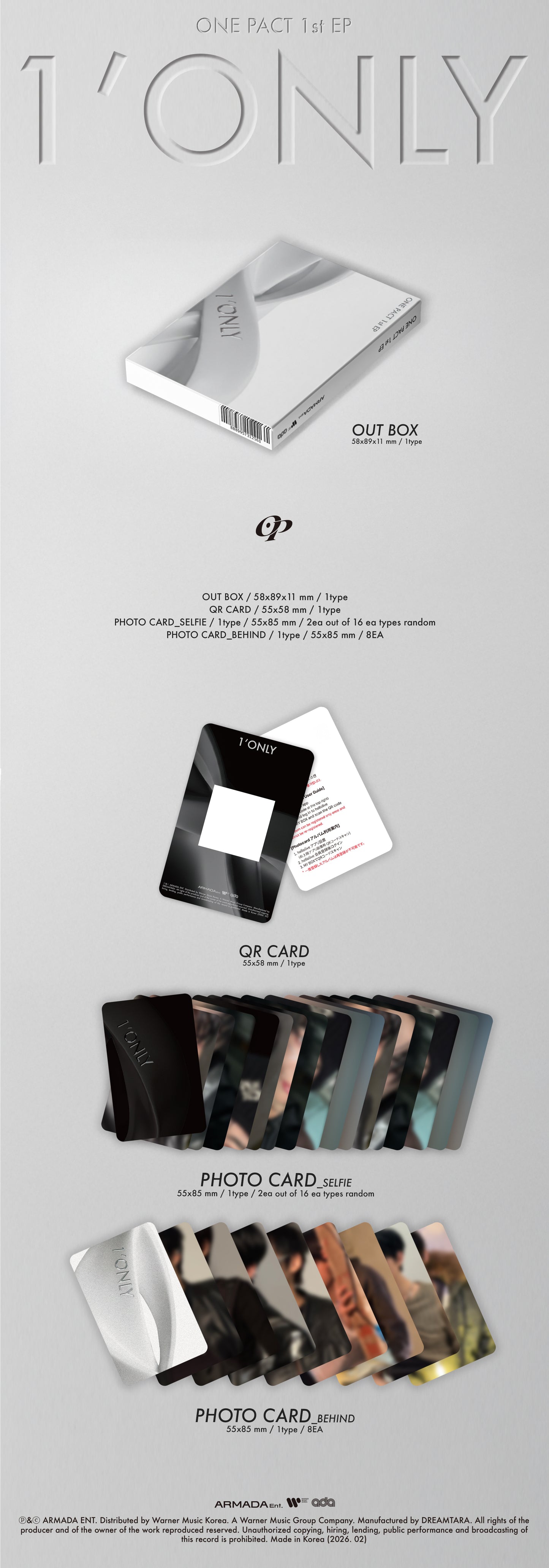 ONE PACT - [1’ONLY] (Platform Ver.)