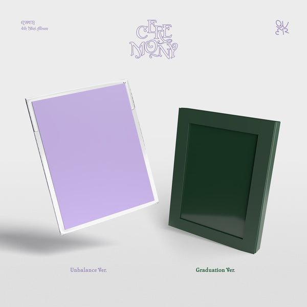 QWER - 4th Mini Ablum [CEREMONY] (Unbalance Ver. / Graduation Ver.)random