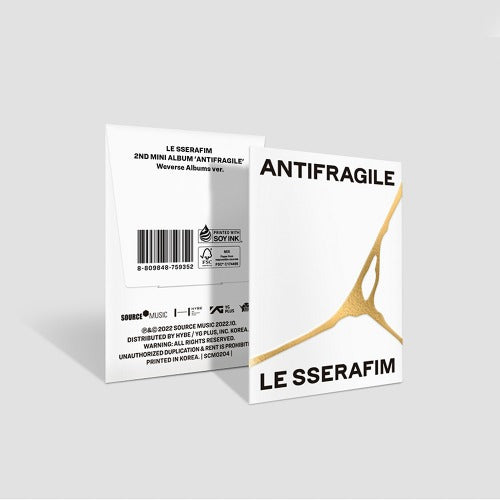 LE SSERAFIM - 2ND MINI ALBUM [ANTIFRAGILE](Weverse Albums Ver.)
