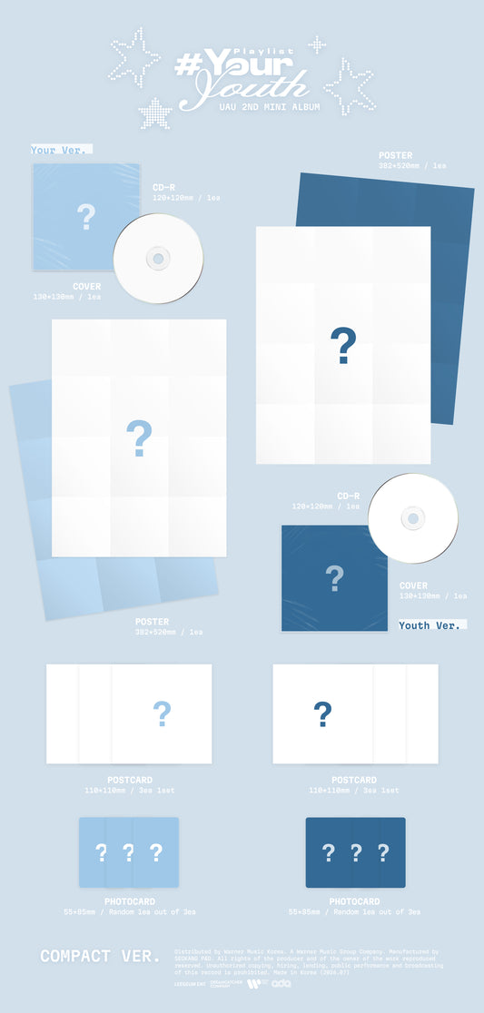 ⏰UAU - 2ND MINI ALBUM[Playlist #Your Youth] (COMPACT VER.)random