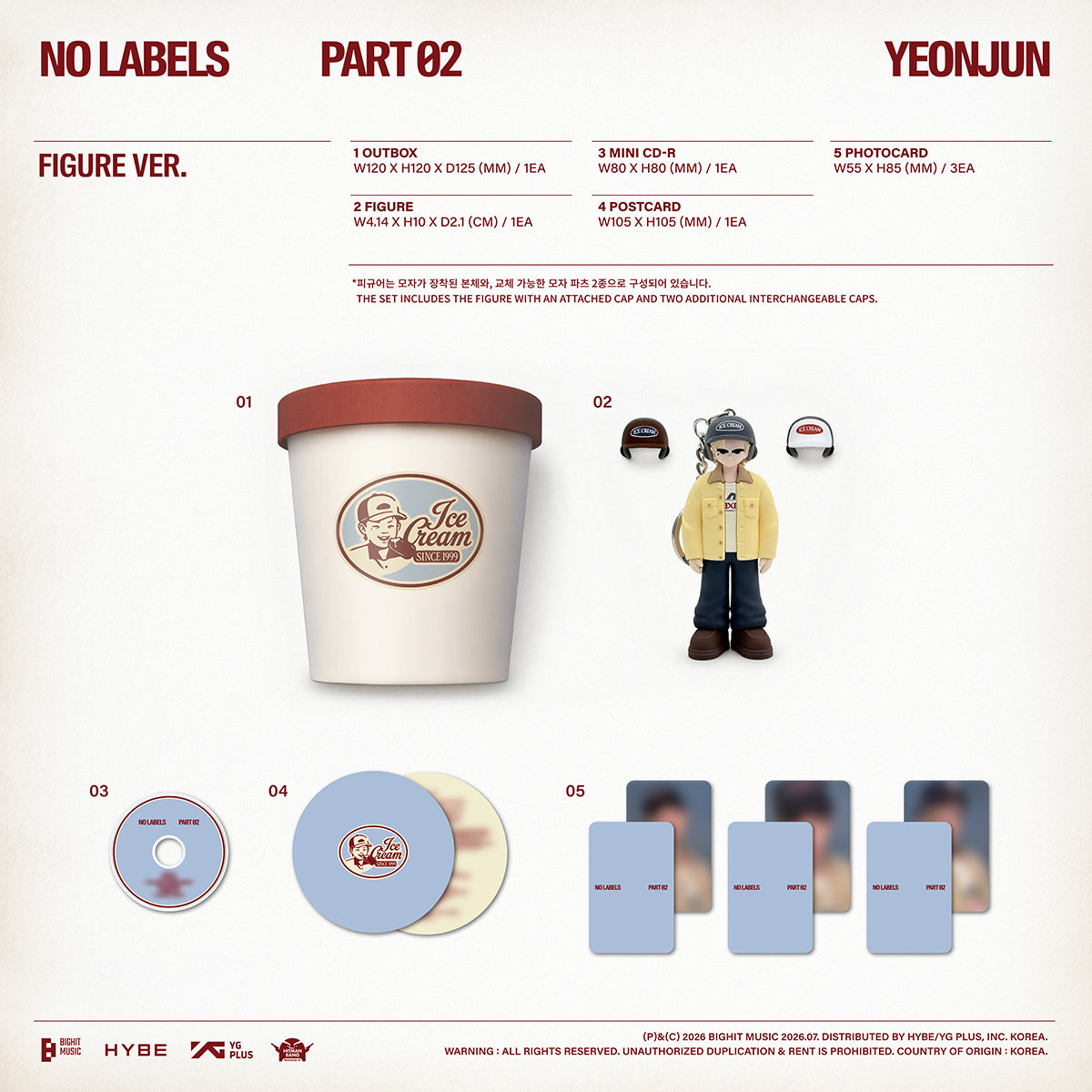 ⏰YEONJUN - 2nd Mini Album [NO LABELS: PART 02](Figure Ver.)