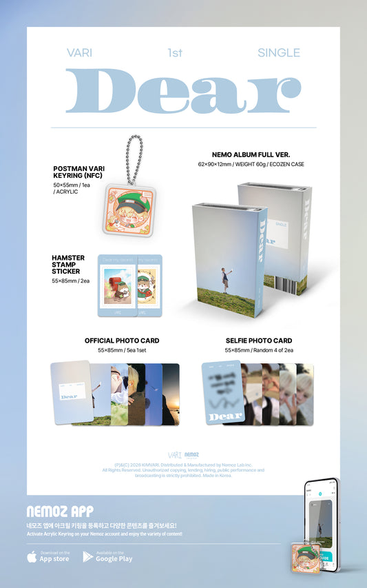 ⏰VARI - 1st SINGLE [Dear] (NEMO ALBUM)