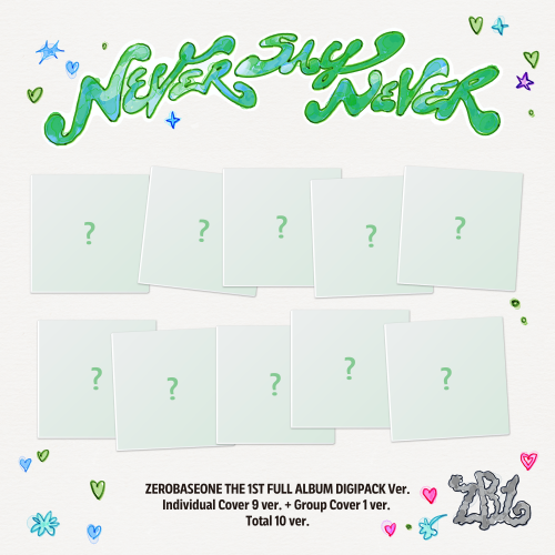 🚗ZEROBASEONE - THE 1ST FULL ALBUM [NEVER SAY NEVER](DIGIPACK Ver.)random