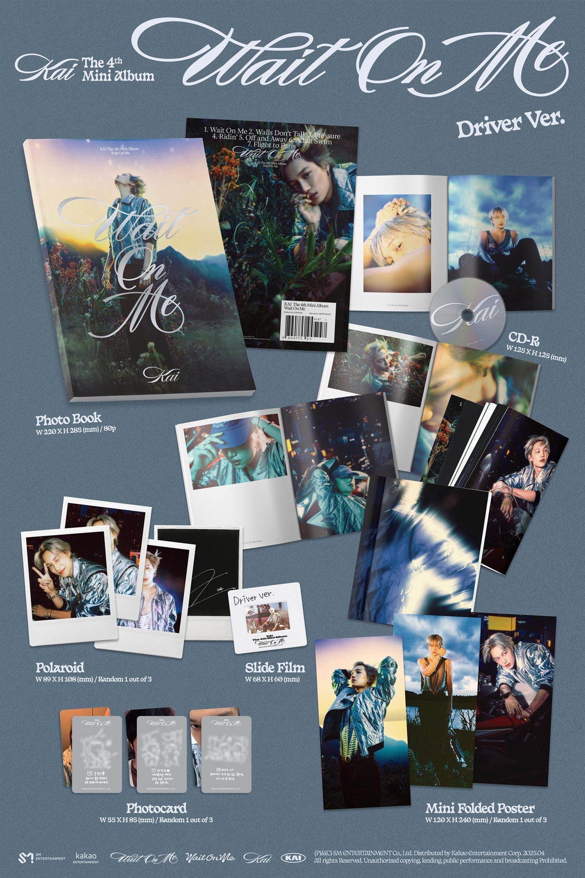KAI - 4TH MINI ALBUM [Wait On Me] (Photo Book Ver.)random