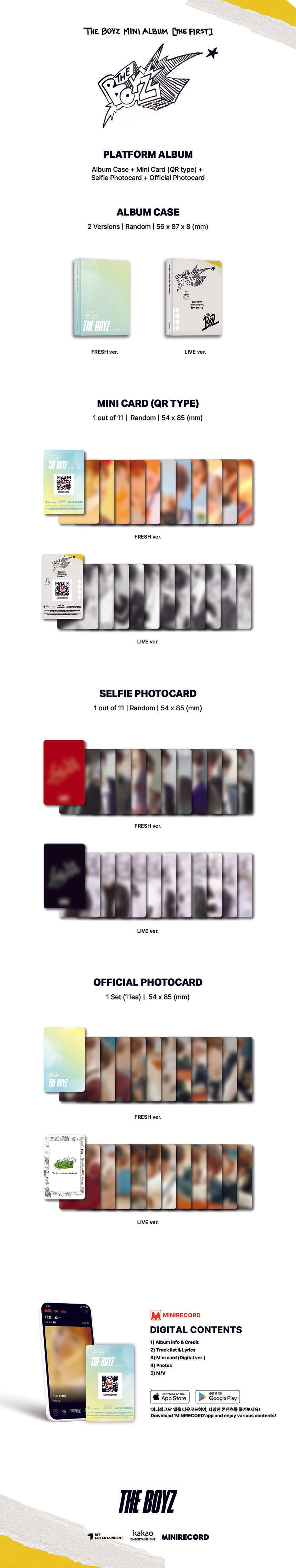 THE BOYZ - [THE FIRST] (Platform Ver.) random