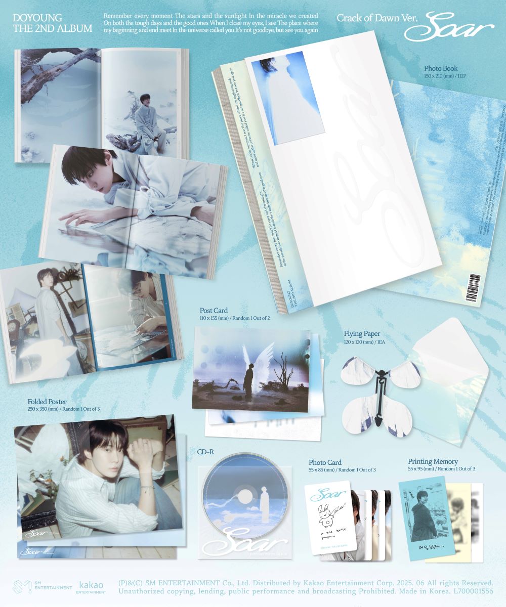 🚗DOYOUNG - 2ND ALBUM [Soar] (Crack of Dawn Ver.)