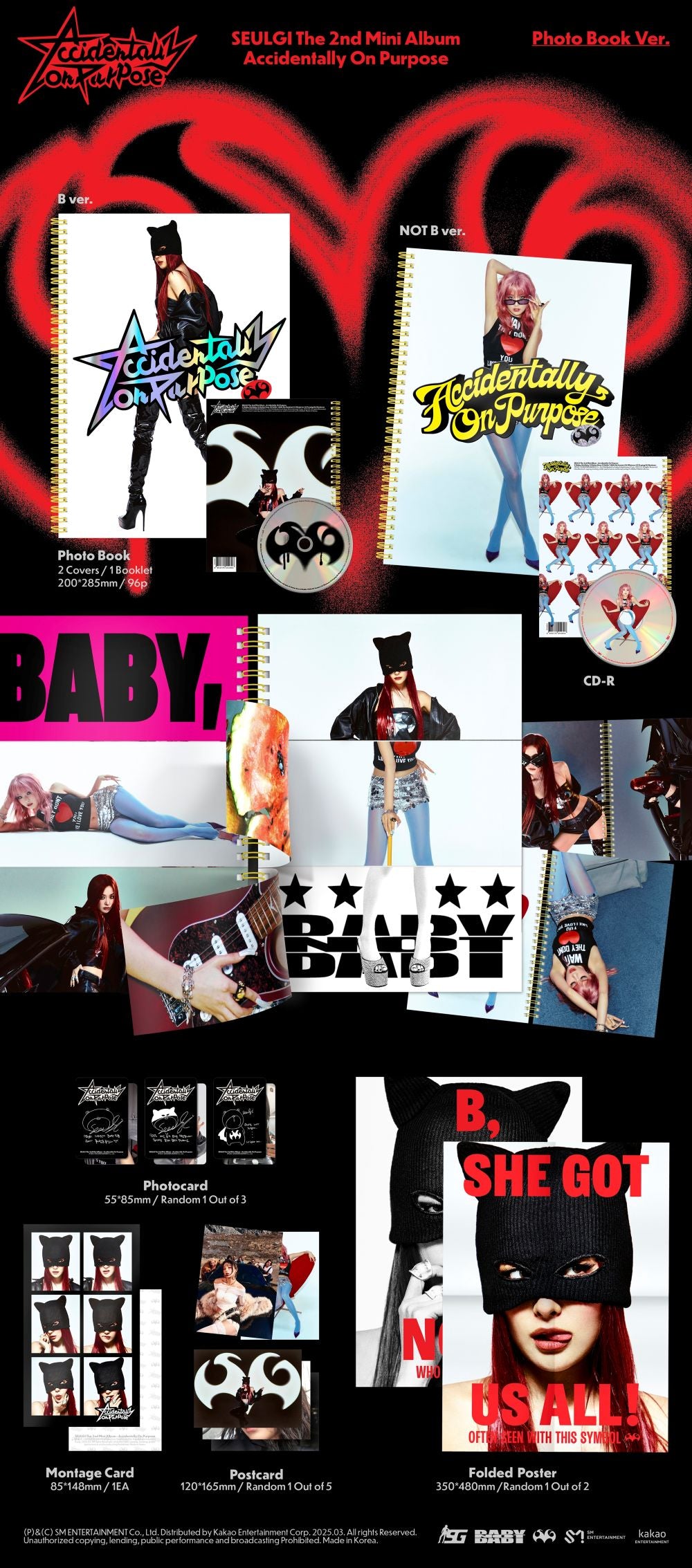 SEULGI - [Accidentally On Purpose] (Photo Book Ver.)random