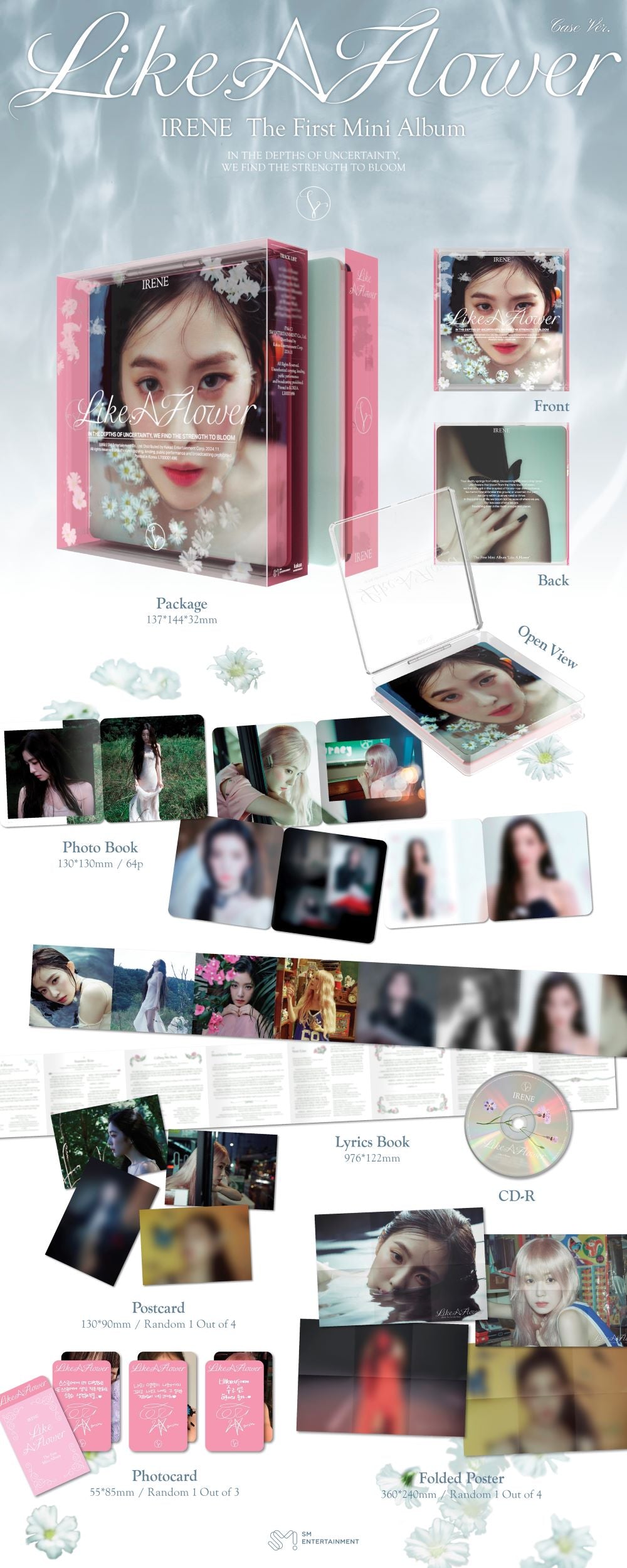 IRENE - 1ST MINI ALBUM [Like A Flower] (Case Ver.)