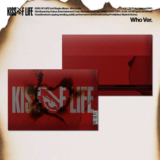 KISS OF LIFE - 2nd Single Album [Who is she] (Who Ver.)