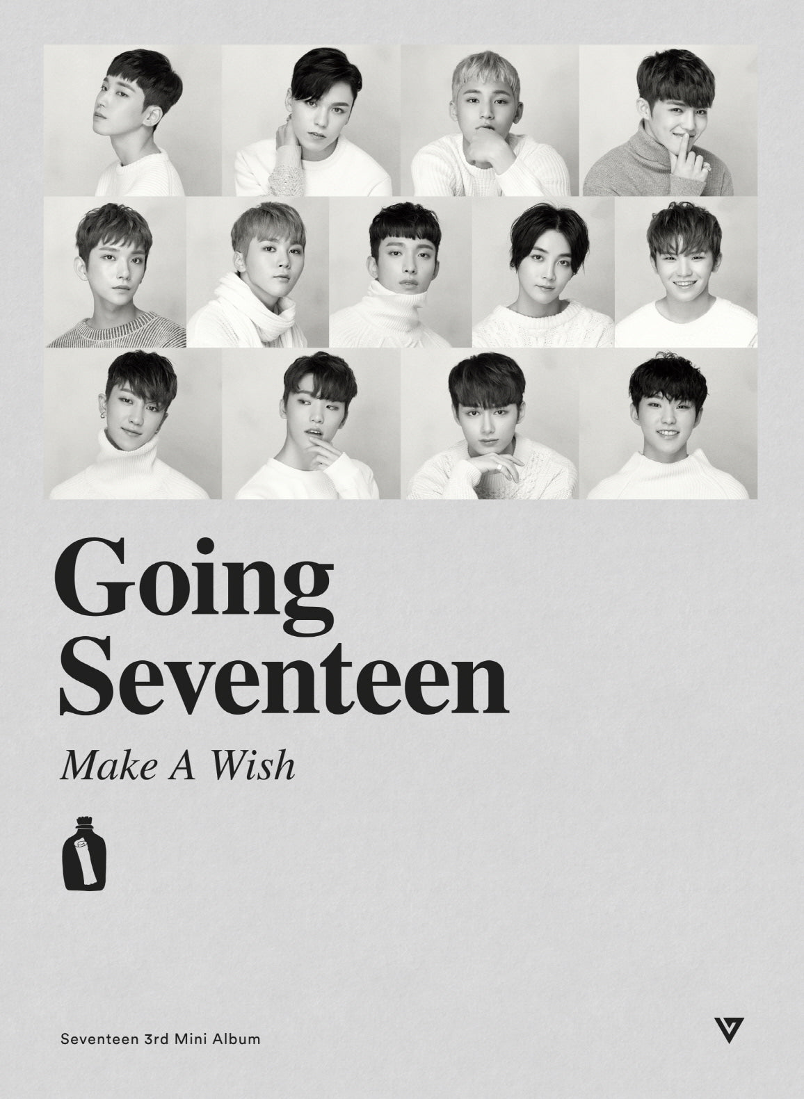 SEVENTEEN - 3rd MINI ALBUM [Going Seventeen] (Make A Wish Ver. / Make It Happen Ver. / Make The Seventeen Ver.)random