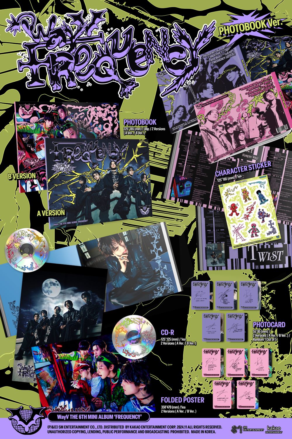 WayV - 6TH MINI ALBUM [FREQUENCY] (Photo Book Ver.)random