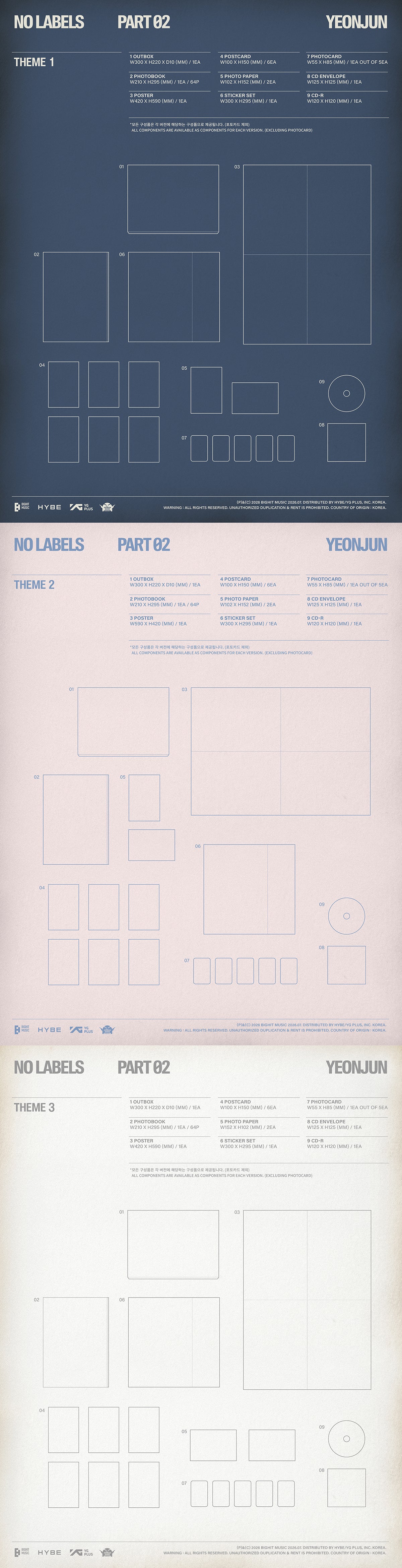 ⏰YEONJUN - [NO LABELS: PART 02](Standard ver.)random