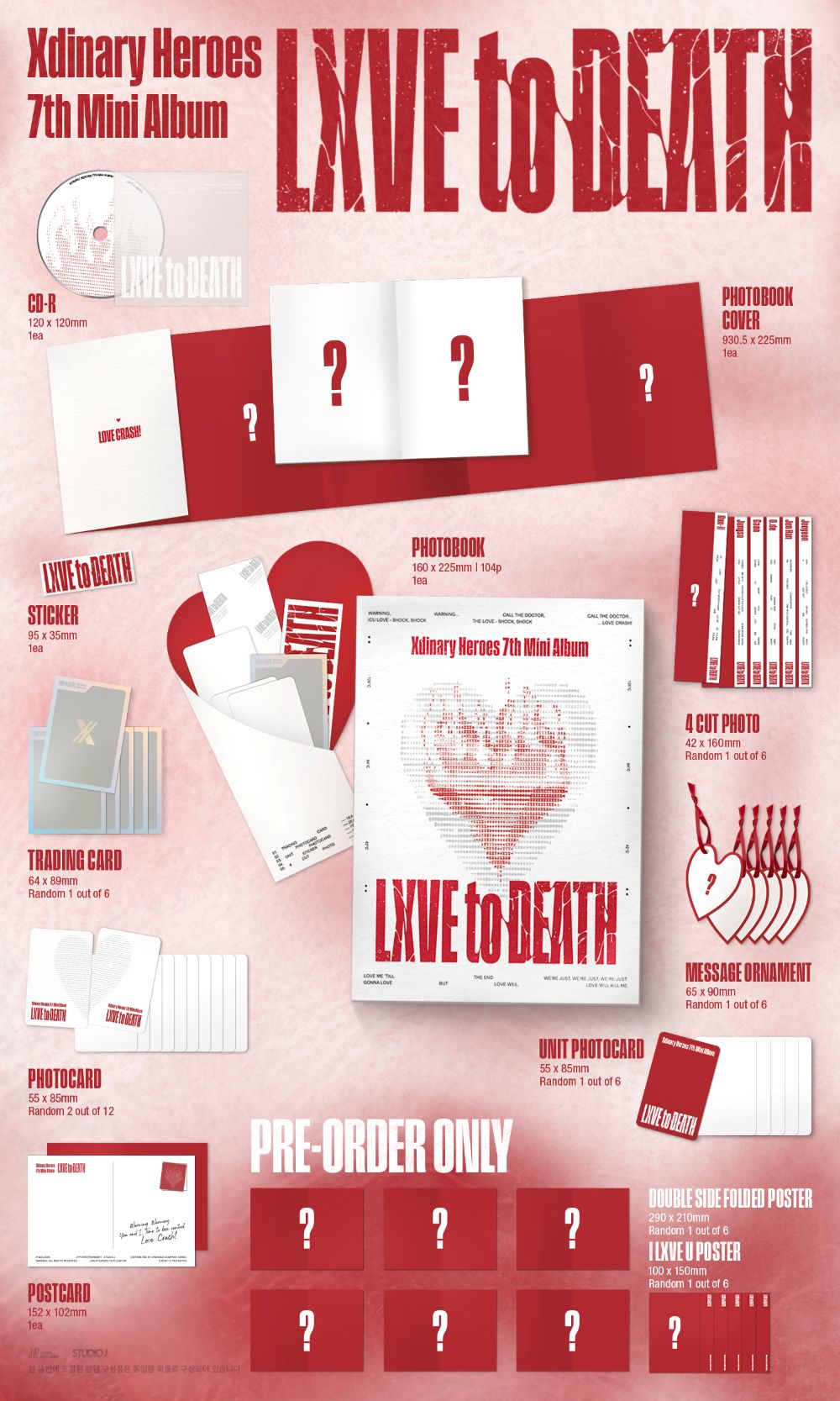 Xdinary Heroes - [LXVE to DEATH](Photobook ver.)random