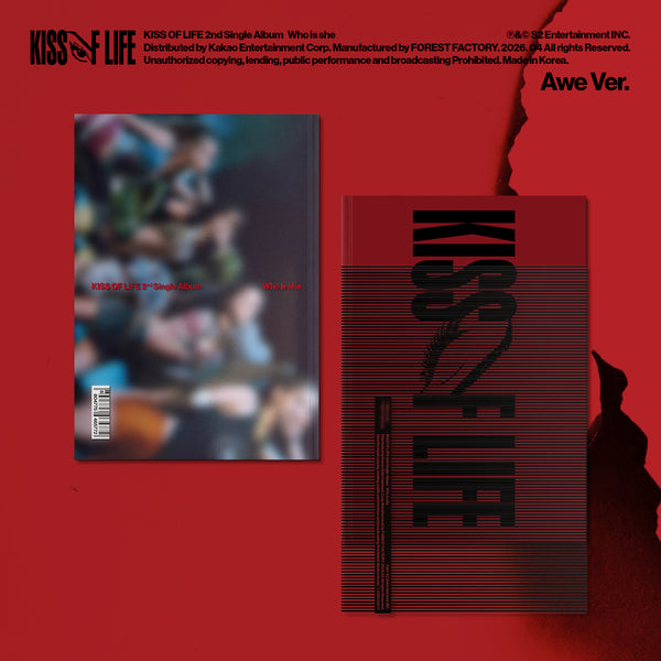 KISS OF LIFE - 2nd Single Album [Who is she] (Awe Ver.)