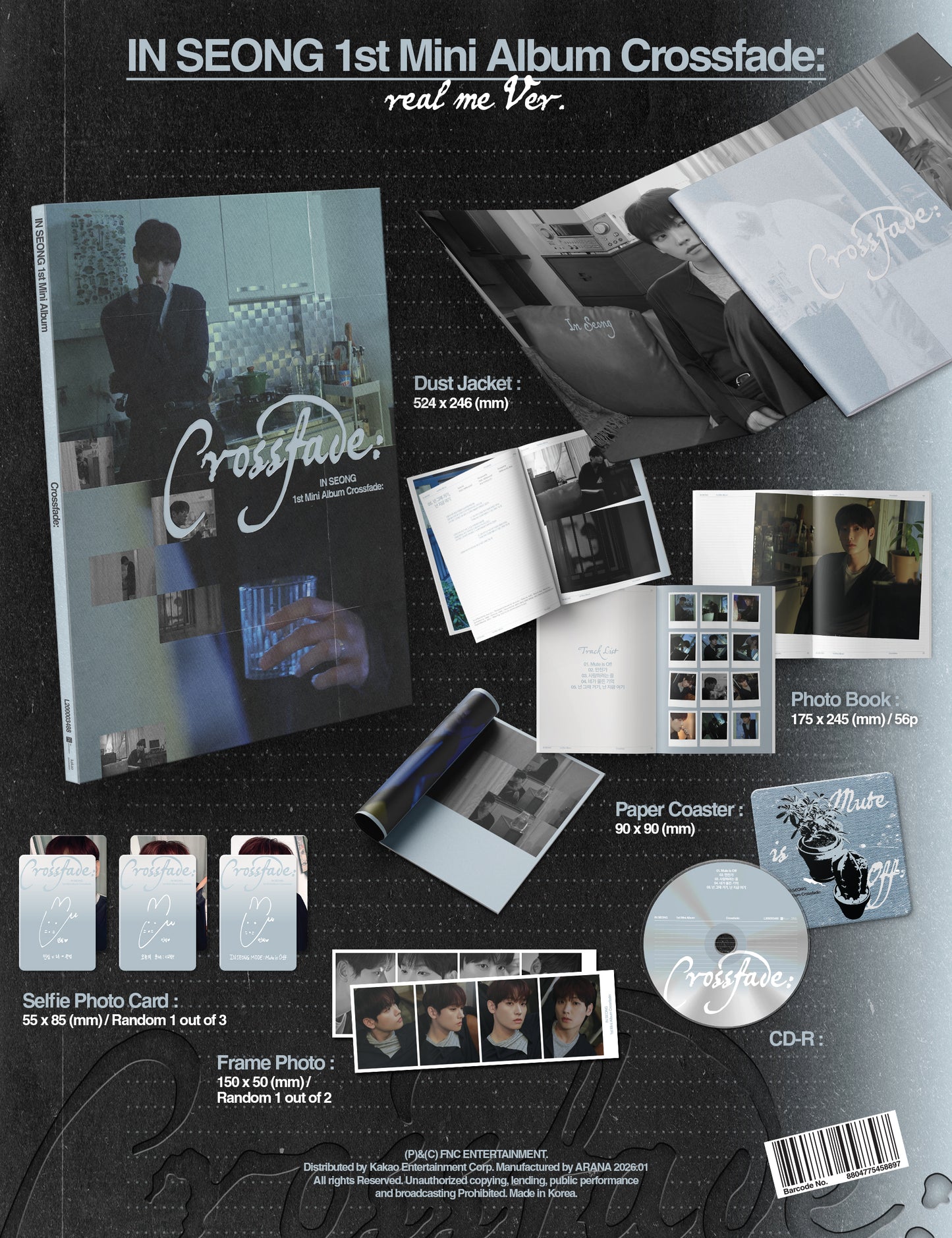 IN SEONG -  [Crossfade:](real me Ver. / covered me Ver.)random