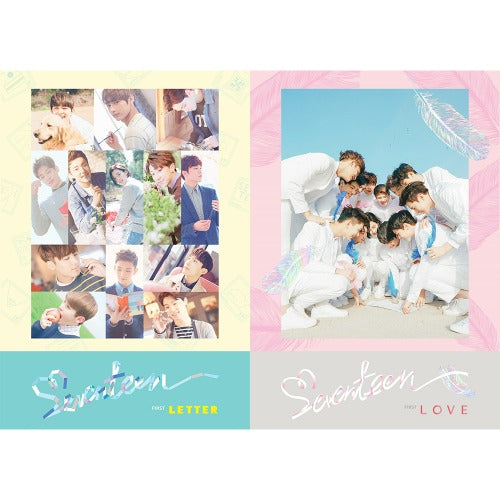 SEVENTEEN - 1st FULL ALBUM [FIRST LOVE & LETTER] (LOVE Ver. / LETTER Ver.)random
