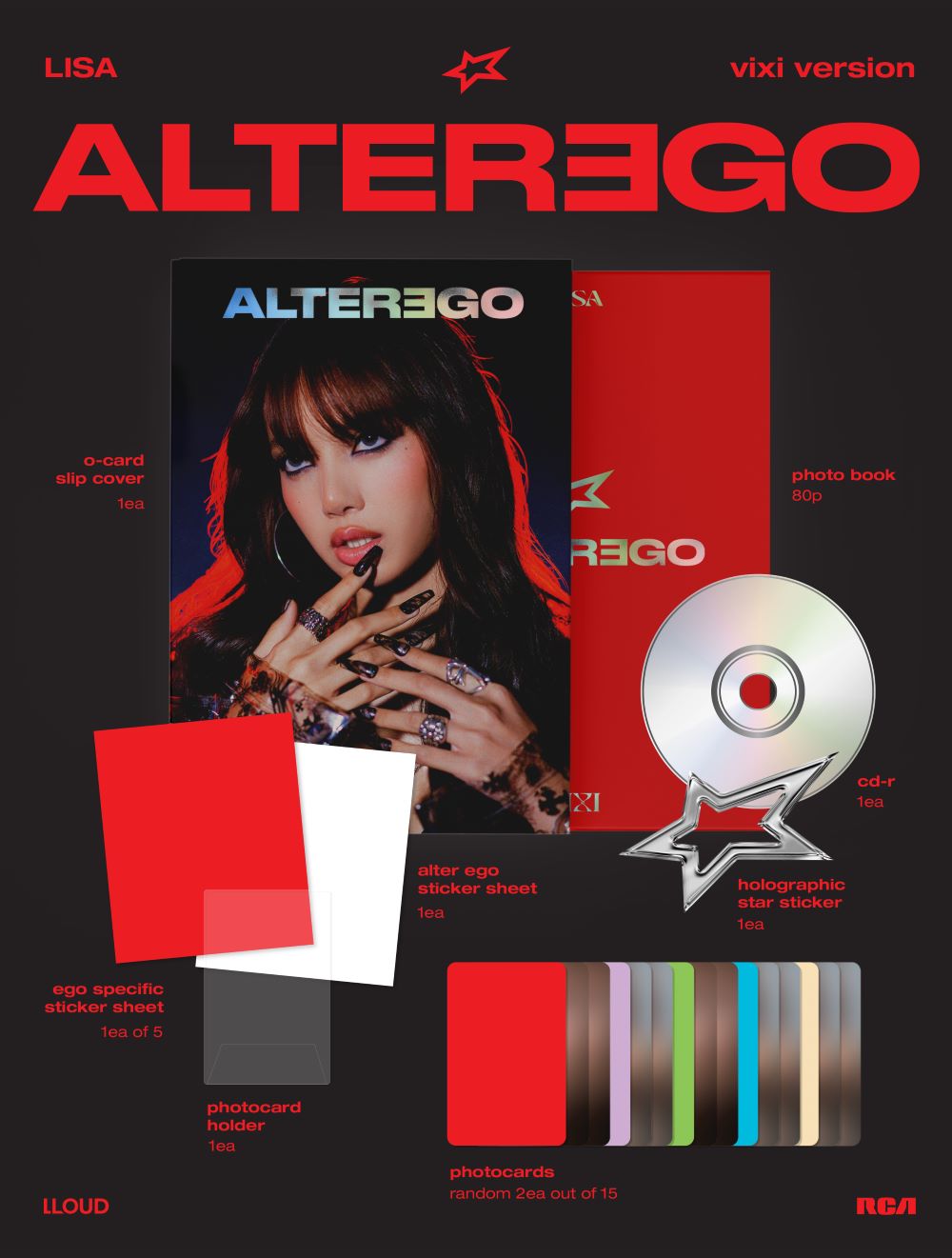 LISA - [Alter Ego] (photobook vixi ver.)
